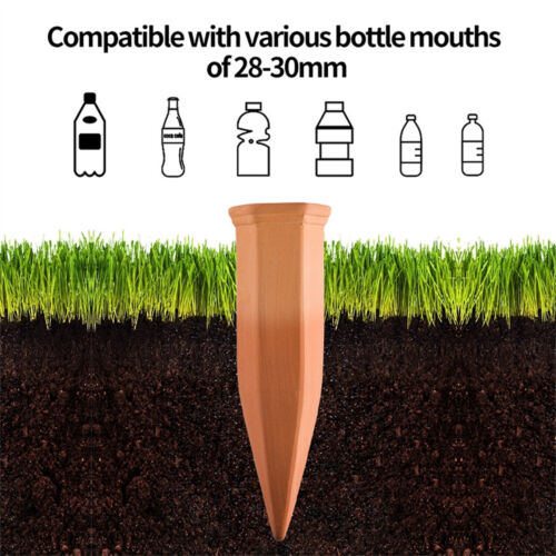 Terracotta Auto Plant Self Watering Spikes Water Drip Irrigati