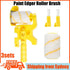 3pcs Paint Edger Roller Brush,Hand-held Paint Edger Roller Brush Porta