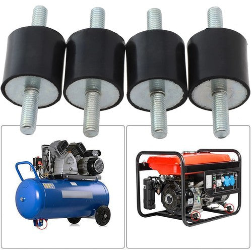 4PCS M10 30*40mm Rubber Shock Absorber Anti Vibration Isolator Mounts