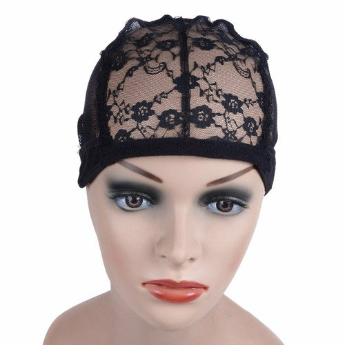 30pcs Adjustable Straps Lace Full Mesh Wig Cap Making Wigs Weaving Cap