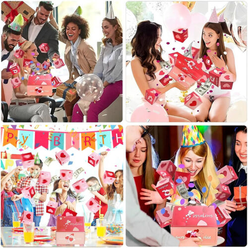 Folding Bouncing ATM Surprise Money Bounce Jumping Box Birthday Party