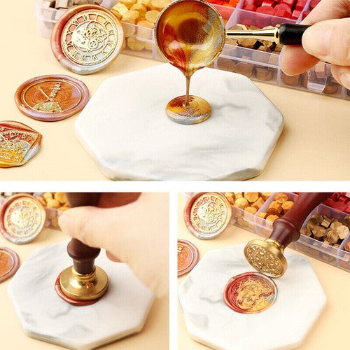 Colour Sealing Wax Mix Metallic Stick Bead Stamp Seal Candle En