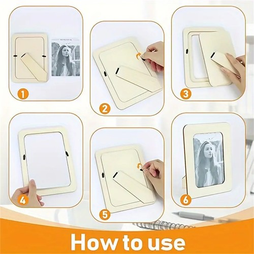 UP 100x Wooden Photo Picture Frame with Stand For Picture Photo 14x19c