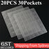 20x 30 Pockets Coin Holder Folder Pages Sheets For Collection Album St