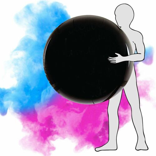 He or She Pop To See Gender Reveal Jumbo Baby Shower Balloon Powder Pi