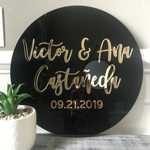 80cm Round Acrylic Wedding Welcome Sign – Circle Board for Baby Shower & Events