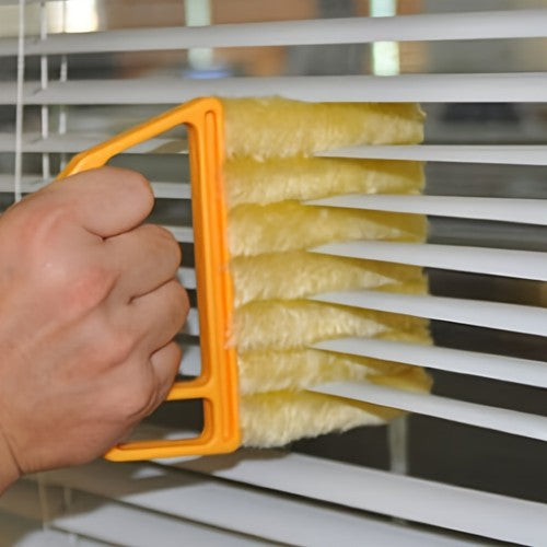 5pcs Hand Held Window Blinds Cleaner Brush Vertical Window Venetian Bl