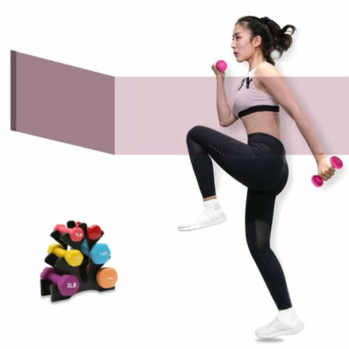 3-Tier Tree Rack Weights Organizer Dumbbell Storage Holder Gym
