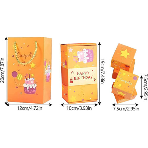 Folding Bouncing ATM Surprise Money Bounce Jumping Box Birthday Party