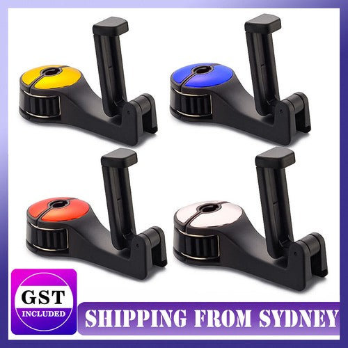10PCS Car Headrest Hook Mobile Phone Holder 2 In 1 Seat Back Hanger St