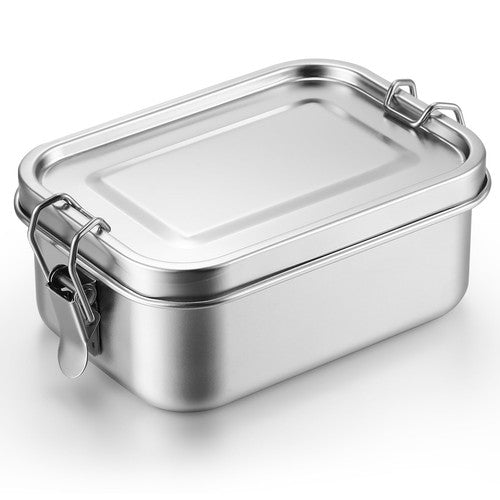 1400ML Stainless Steel Food Containers with Lid Reusable Lunch Picnic