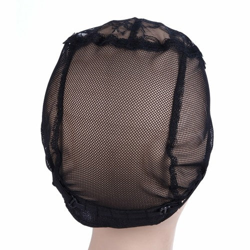 30pcs Adjustable Straps Lace Full Mesh Wig Cap Making Wigs Weaving Cap