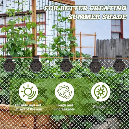 Plastic Clip Round Heavy Duty Lock for Sun Shade Cloth Net Gre