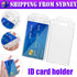 10X Hard Plastic Badge ID Card Holder Lanyard Business Work Pouch Doub