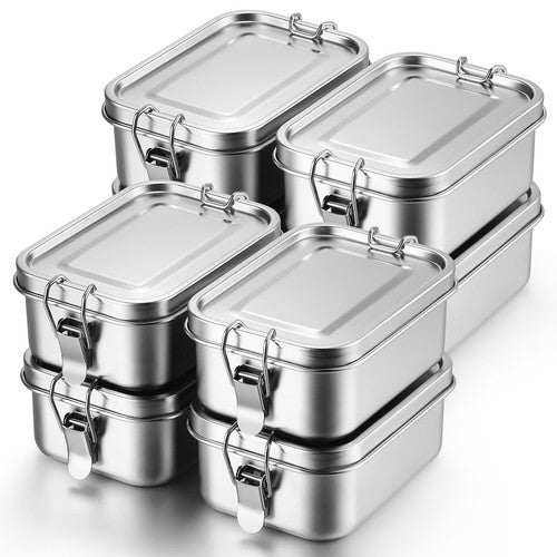 1400ML Stainless Steel Food Containers with Lid Reusable Lunch Picnic