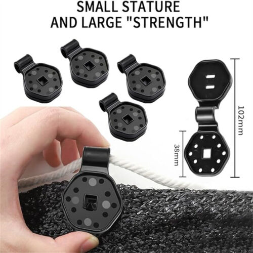 Plastic Clip Round Heavy Duty Lock for Sun Shade Cloth Net Gre