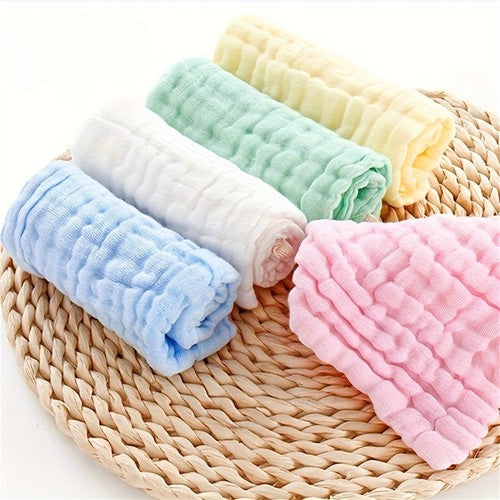 Six-Layers Baby Face Wash Towel Bubble Square Towel Bib Towel