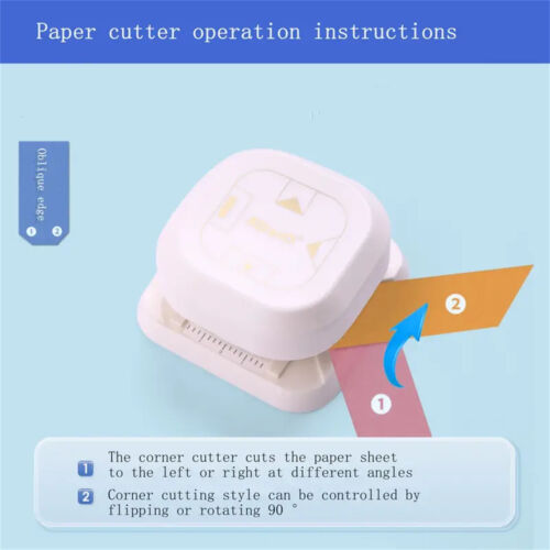 4 in 1 Paper Hole Punch Mini Paper Punch Loose-leaf Punch for Scrapboo