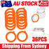 36 Pack Silicone Replacement Gasket Airtight Rubber Seals Ring for Jar