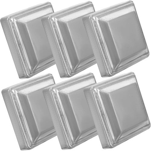 10PCS 12x12cm Square Post Tube End Cap Galvanised Iron Cover Fence Pos