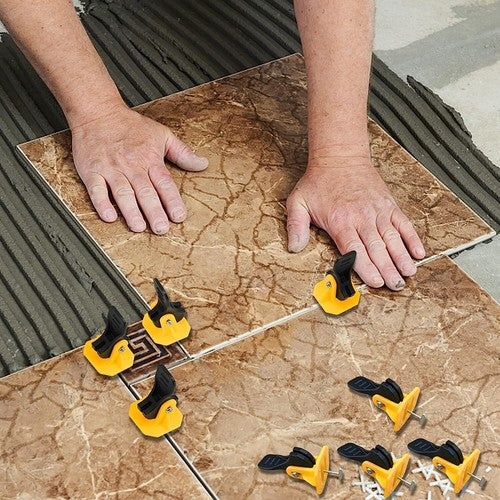 50PCS Tile Leveling System Clips Levelling Spacer Tiling Tool Floor Wa