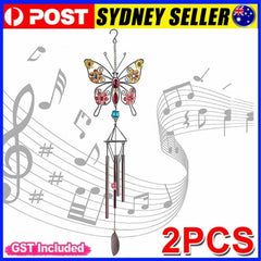 2PCS Large Vintage Windchime Chapel Bell Resonance Outdoor Garden Home