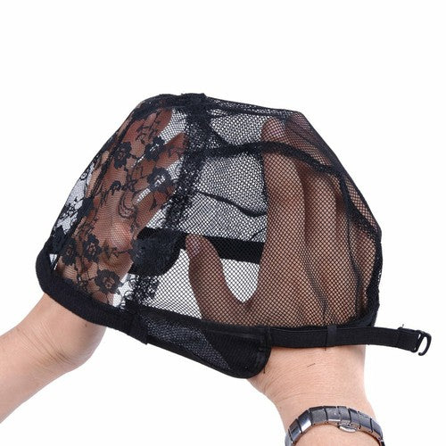 30pcs Adjustable Straps Lace Full Mesh Wig Cap Making Wigs Weaving Cap