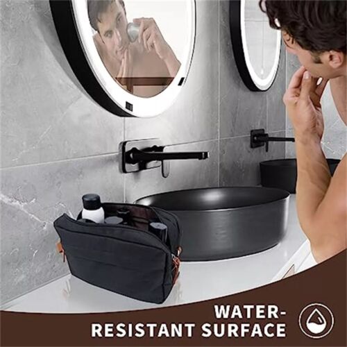 2PCS Toiletry Bag Travel Wash Case Shower Bathroom Cosmetic Storage Wa