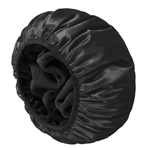 Shower Cap,Terry Lined Shower Cap for Women Reusable for Women Long Ha