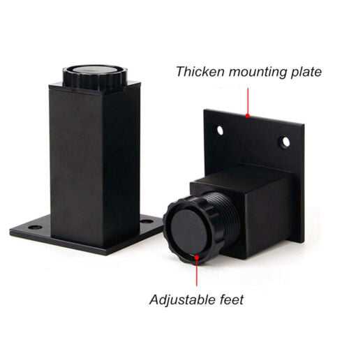 Square Cabinet Legs 10cm Bathroom Furniture Leg Adjustable Kitche