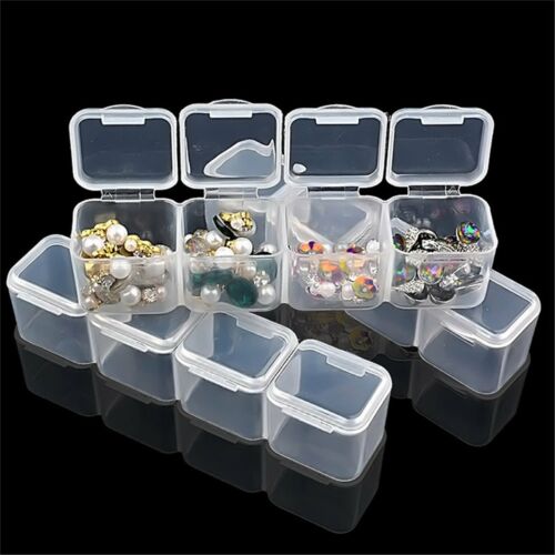 4PCS 28 Grid Storage Boxes Plastic Jewelry Organizer Container Cases B