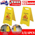 Caution CLEANING IN PROGRESS Cleaning Hazard Warning Yellow Frame