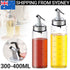 Olive Oil Vinegar Pourer Dispenser Cooking Glass Bottle Kitc