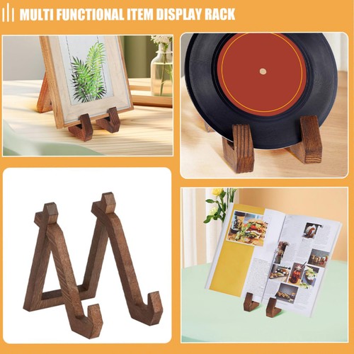 Easel Picture Frame Photo Stand Wooden Display Stand Home Decor Pl