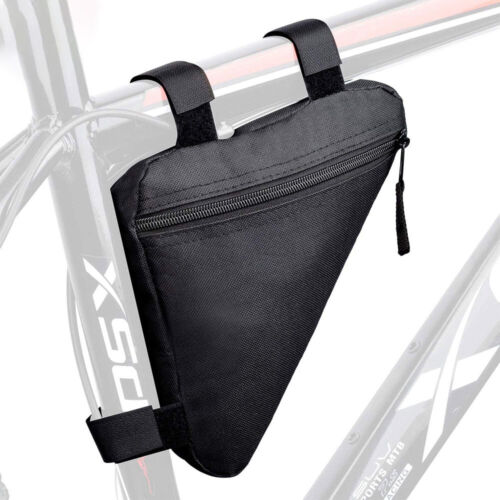 2PCS Bicycle Cycling Triangle Storage Bag Bike Front Tube Frame Waterp
