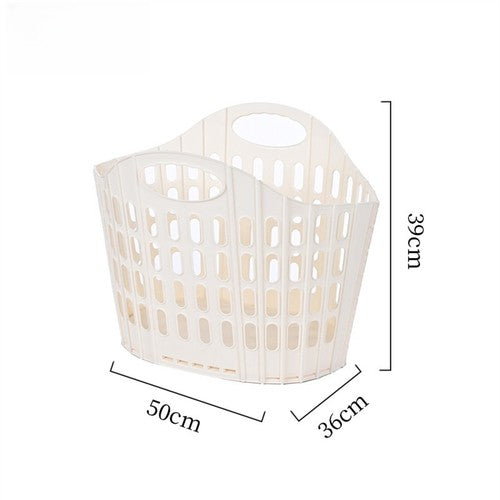 Large Foldable Handheld Dirty Clothes Basket Wall Mounted for Bathroom