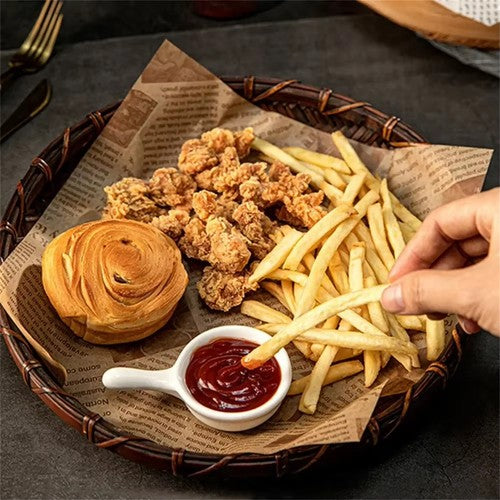 30x30cm Oil Absorbing Paper Food Frying Grease-Proof Wrapper Wrapper S