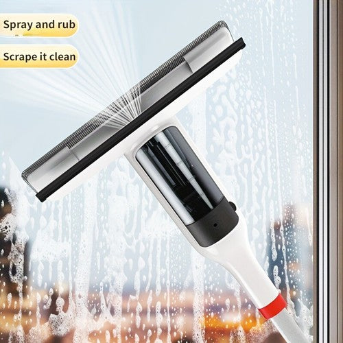 Long Handle Spray Window Cleaner Squeegee for Window Cleaning Spray To