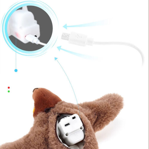 Electronic Interactive Cat Toy Flapping Wings Sparrow Bird Catnip Toys