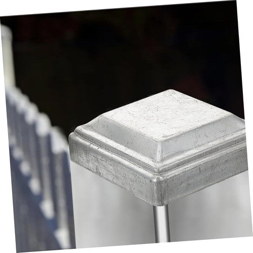 10PCS 12x12cm Square Post Tube End Cap Galvanised Iron Cover Fence Pos