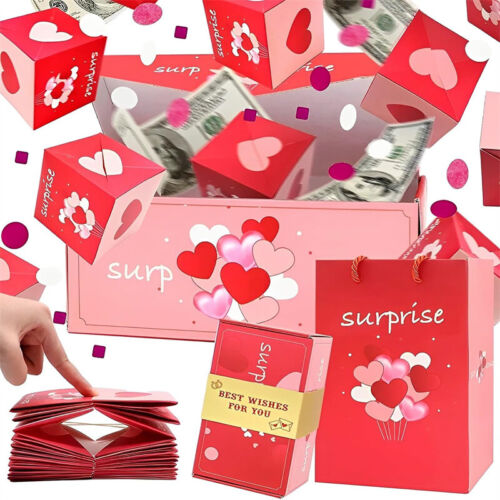 Folding Bouncing ATM Surprise Money Bounce Jumping Box Birthday Party