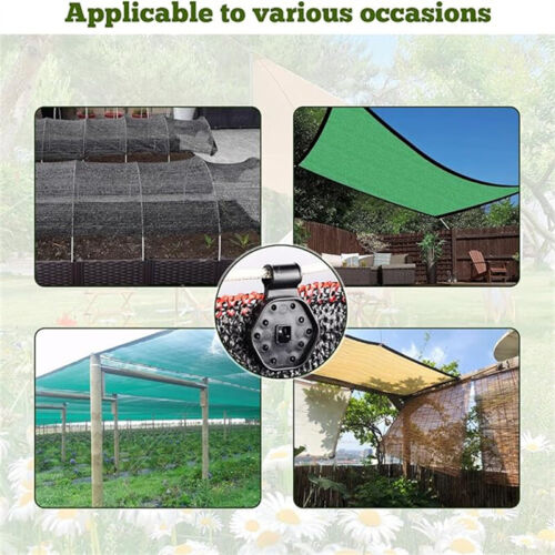 Plastic Clip Round Heavy Duty Lock for Sun Shade Cloth Net Gre