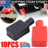 10PCS Car Battery Negative Positive Terminal Cover Cap Insulating Prot