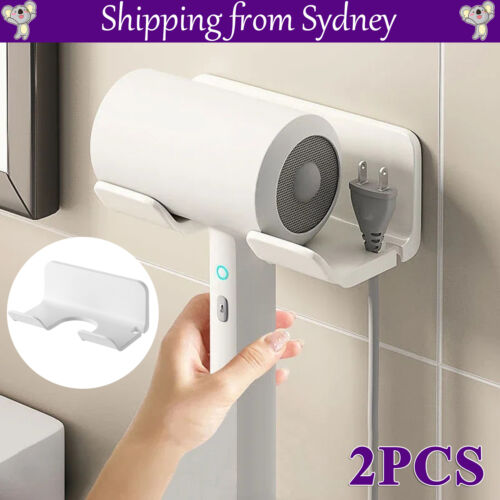 Hair Dryer Wall Mount Bracket Stand Holder Storage Rack For Hair Dryer