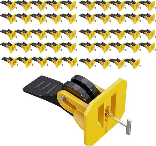 50PCS Tile Leveling System Clips Levelling Spacer Tiling Tool Floor Wa