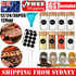 120ML Glass Spice Jars Lid Herb Seasoning Condiment Square Kitch