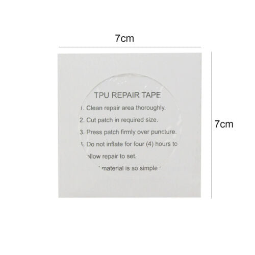 50pcs Waterproof Tent Repair Canvas Awning Sail Kites Adhesive Patches