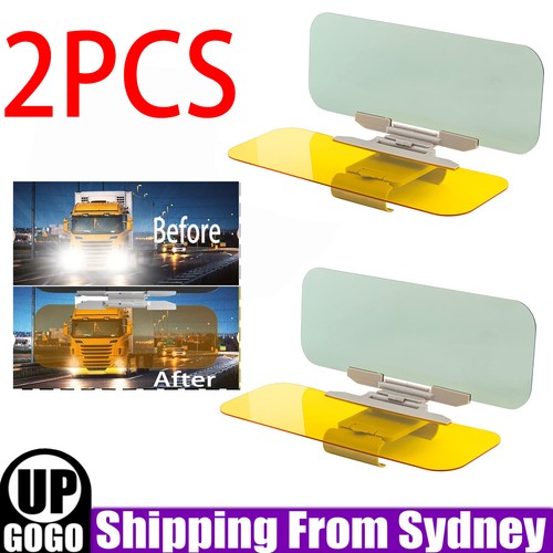 2PCS 2 in 1 Sun Visor Extender Car Anti-glare Driving Visor Day And Ni