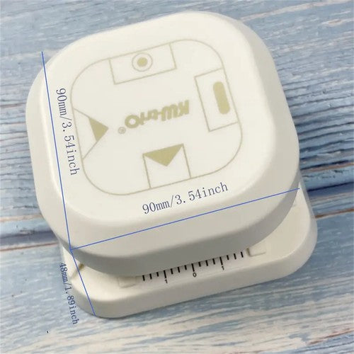 4 in 1 Paper Hole Punch Mini Paper Punch Loose-leaf Punch for Scrapboo