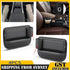 4x Universal Car Seat Gap Filler Organizer Leather Storage Box & Cup H